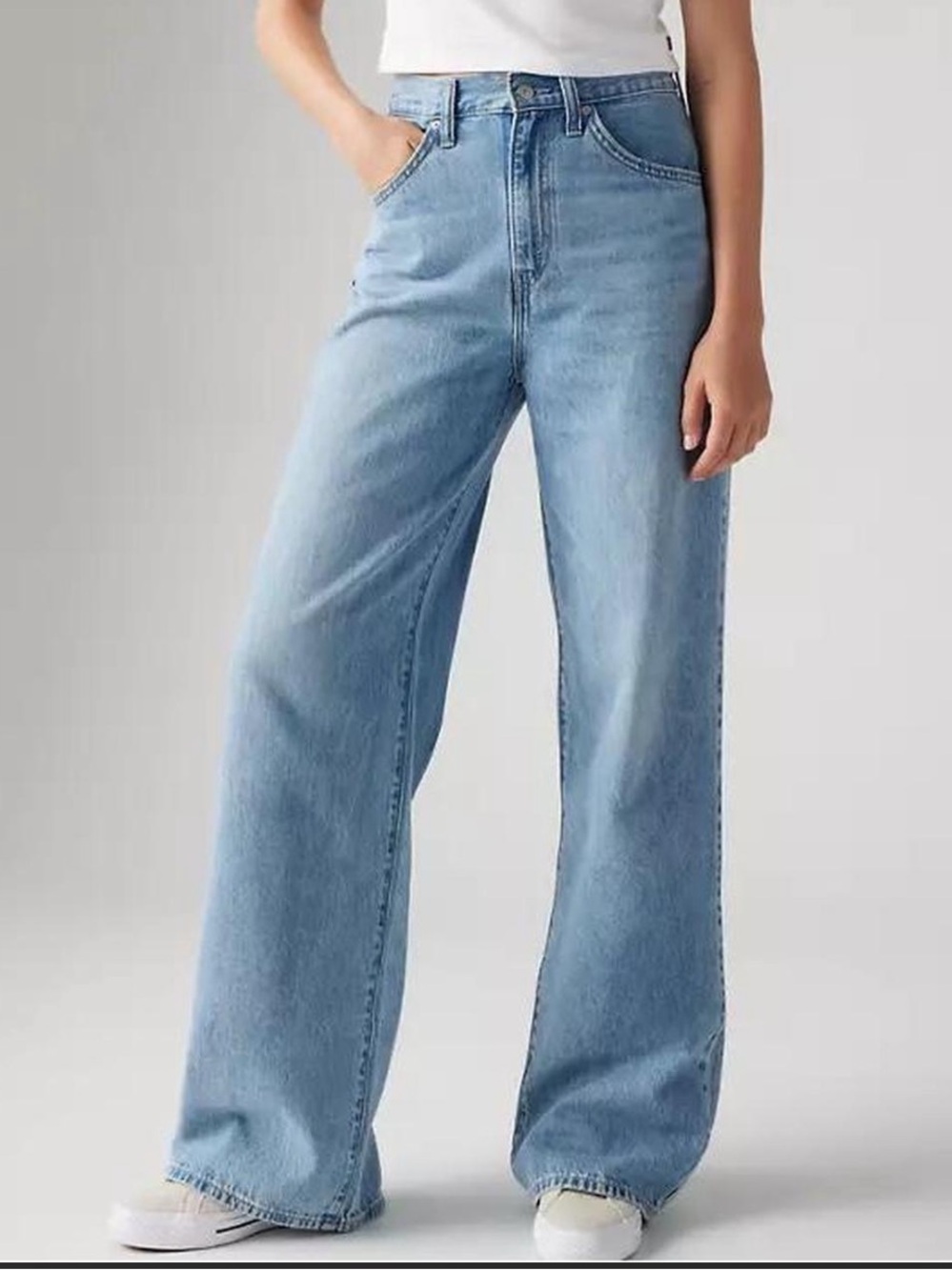 Cinch Light Blue Wide Leg Jeans